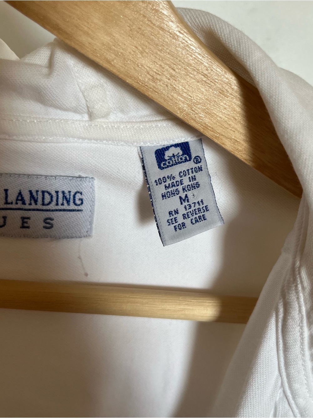 Vintage White Hooded Utility Jacket - Picture 4 of 8